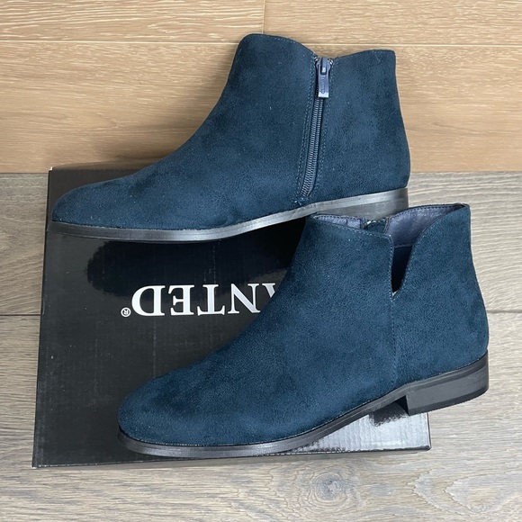 Wanted Dipper Ankle Bootie with V-Cut Detail Size 8M - NIB! - Picture 3 of 17
